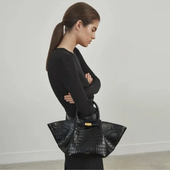 DeMellier Midi New York black croc effect bag brand new never worn in dustbag! - Picture 11 of 15